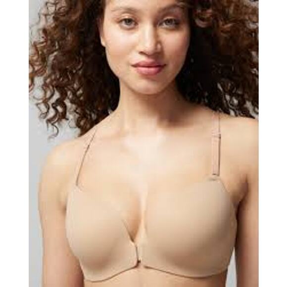 Soma Enbliss Front Close Racerback Bra Womens Size 40DD Warm Amber NWT - Picture 1 of 6